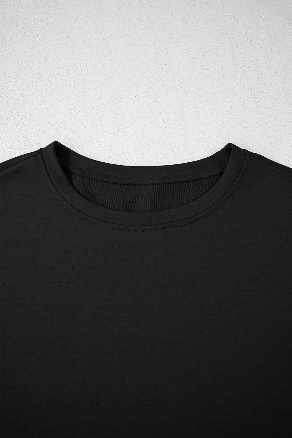 Black 2pcs Cropped Tee and Ruffle High Waist Skort Set - Twisted Southern Heat