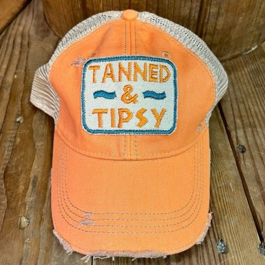 Tanned and Tipsy Hat - Twisted Southern Heat